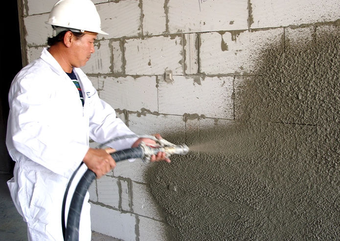 Proyectado de Mortero